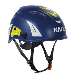 KASK: Helm Superplasma AQ Hi Viz, blau u. gelb reflektierende Aufkleber