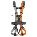Klettergurt Swan Easyfit, Stahl, Einheitsgrösse, 5er-Pack