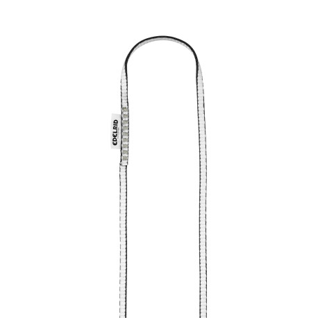Edelrid, Bandschlinge Dyneema Sling 8mm, 30cm, weiss mit schwarz