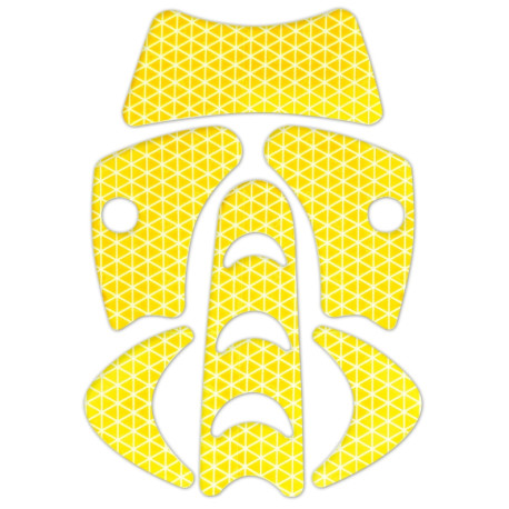 KASK, Aufkleber reflektierend, gelb für Superplasma