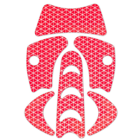 KASK, Aufkleber reflektierend, rot für Superplasma