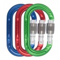 Karabiner Ultra O, 3 Colour Pack (Screwgate)