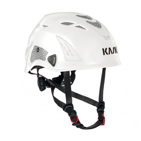Kask, Super Plasma PL Hi Viz, weiss u. refl. Aufkleber