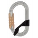 Petzl, Karabiner: OK mit Positionierungsbügel Captive