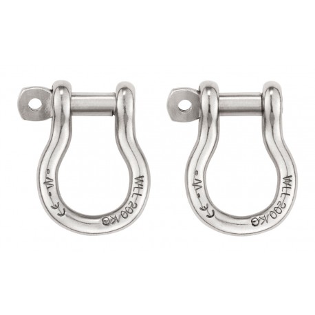 Petzl: Schäkel mit Schraubbolzen, 0.2t (Zweierpack) / Verbindungsbügel für Podium an ASTRO Gurten