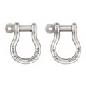 Schäkel geschweift mit Schraubbolzen, 0.2t (Zweierpack)
