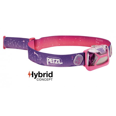 Petzl, Stirnlampe für Kinder: Tikkid, rosa
