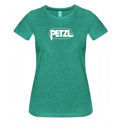 Petzl: Eve, Damen T-Shirt, S, grün meliert