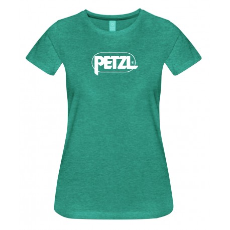 Petzl: Eve, Damen T-Shirt, S, grün meliert