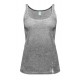 Petzl: City Sport, Damen Achselshirt, S, schwarz/weiss meliert