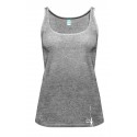 Achselshirt City Sport, Damen, S, schwarz/weiss meliert