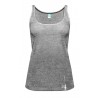 Petzl: City Sport, Damen Achselshirt, S, schwarz/weiss meliert