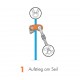 Climbing Technology (CT): Roll N Lock - Seilrolle / Seilklemme