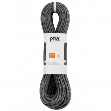 Petzl, Halbseil, Zwillingsseil: Paso Guide 7.7mm, 70m, grau