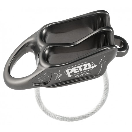 Petzl, Reverso, grau  (Sicherungsgerät, Abseilgerät)