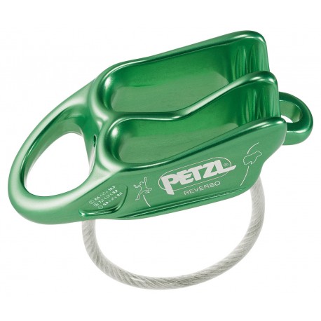 Petzl, Reverso, grün (Sicherungsgerät, Abseilgerät)
