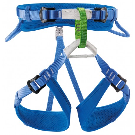 Petzl, Klettergurt: Macchu, Kinder, blau