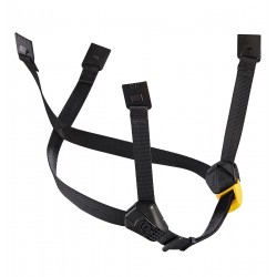 Kinnband DUAL, gelb/schwarz, standard, für Helme Vertex (ab 2019) und Strato