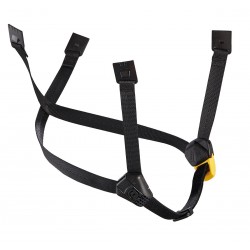 Kinnband DUAL, gelb/schwarz, long, für Helme Vertex (ab 2019) und Strato