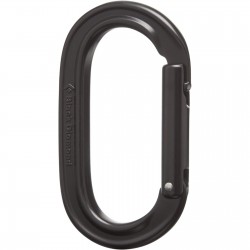 Black Diamond: Karabiner Oval Keylock, schwarz