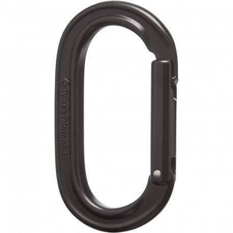 Black Diamond: Karabiner Oval Keylock, schwarz