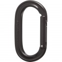 Karabiner Oval Keylock, schwarz