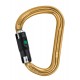Petzl, Karabiner William BL (Ball-Lock), goldfarben