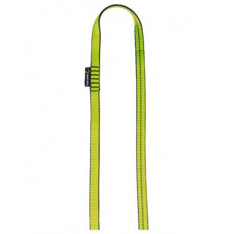 Edelrid, Bandschlinge 16mm, 120cm, grün mit schwarz