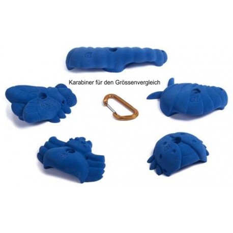 FIXE, Klettergriffe Bugs, blau