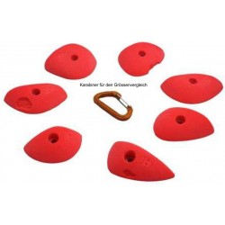 FIXE, Klettergriffe Duck Beaks, orange