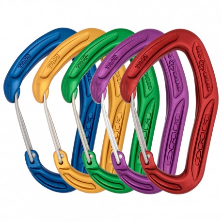 DMM, Karabiner, Alpha Trad, 5er Pack, blau, gold, grün, violett, rot