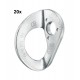 Petzl, Bohrhakenlasche, Anschlagpunkt Coeur Steel, 12mm (20Stk.)