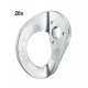 Petzl, Bohrhakenlasche, Anschlagpunkt Coeur Stainless, 10mm (20Stk.)