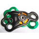 DMM, Seilrolle Rigger Pulley Becket, grün