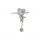 Trac Club: Ergonomisches Öffnungssystem ermöglicht es, die Seilrolle mit einer Hand am Seil anzubringen.