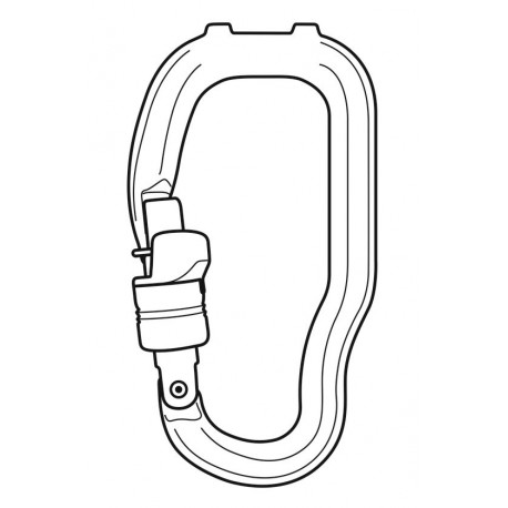 Petzl Karabiner Trac Guide Seilrolle