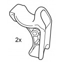 Stopper / Karabinerhalterung für TRAC-Seilrollen, 2er Pack