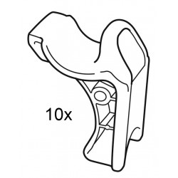 Petzl, Stopper / Karabinerhalterungen für TRAC-Seilrollen, 10er Pack