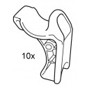 Stopper / Karabinerhalterung für TRAC-Seilrollen, 10er Pack
