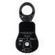 Seilrolle Spin L1 mit Swivel / Wirbel, schwarz