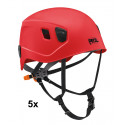 Helm Panga, Einheitsgrösse, rot - 5er Pack