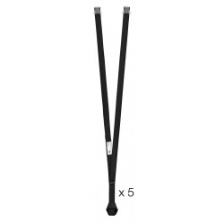 Petzl, Verbindungsmittel Aventex-Y, 60cm, schwarz, 5x