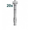 Spreizanker Edelstahl, M10, 90mm, 20er Pack