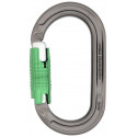 Karabiner Ultra O Locksafe, titanium-green