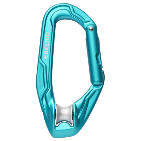 Edelrid, Karabiner mit Rolle Axiom Schnapper - Seilrolle