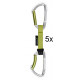 Edelrid, Expressset Slash Set, 10cm, 5er Pack