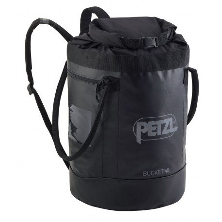 Petzl, Sack Bucket, 45L, schwarz (Seilsack, Transportsack, Materialsack)