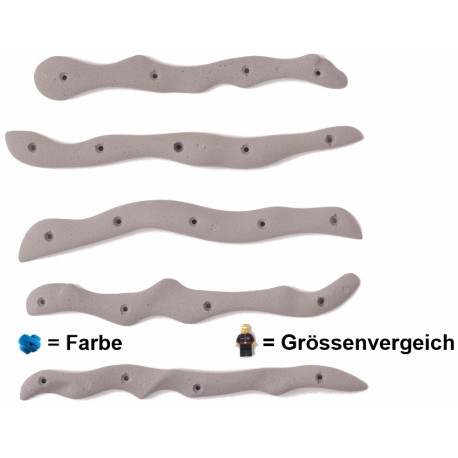 Lapis, Klettergriffe Screw-ons 01, blau