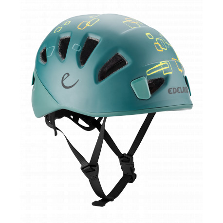 Edelrid, Kletterhelm Kids Shield II für Kinder, jade-petrol