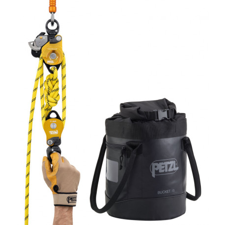 Petzl, Flaschenzug Twin Release System, 12m ausgezogen